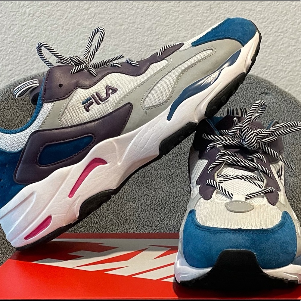 Vintage Blue&Purple Fila Shoes